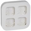 Legrand Quteo Бел 4пост.рамка накл.монтажа (782294)