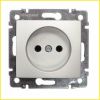 Legrand DIY Valena Алюм Розетка 1-ая б/з (694341)