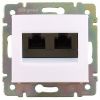 Legrand DIY Valena Бел Розетка комп(RJ45) 2-ая 5 кат UTP (694292)