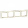 Legrand Valena Крем/Золото Рамка 4-ая горизонт. (774154)