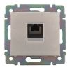 Legrand Valena Алюминий Розетка комп(RJ45) 1-ая 5 кат ISDN 300MHz 8конт (770141)