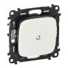 Legrand Valena ALLURE DIY Белый переключатель 1-клавишный с подсветкой 10А 250В (752726)