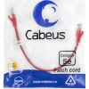 Cabeus PC-UTP-RJ45-Cat.5e-0.3m-RD