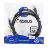 Cabeus PC-UTP-RJ45-Cat.5e-3m-BK