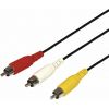 REXANT Шнур 3х3 RCA 1.5М (17-0202) В упаковке: 10
