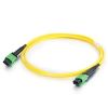 Hyperline FHD-MC3-9S-MPOF12/LLAS-MPOM12/LLAS-A-10M-LSZH-YL