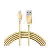 Кабель USB-A – Lightning для Apple, 2,4А, 1м, в золотой металлической оплетке REXANT (18-4252) Кабель USB-A – Lightning для Apple, 2,4А, 1м, в золотой металлической оплетке REXANT (18-4252)