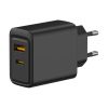 Сетевое зарядное устройство с портами USB-A и USB-C, 30Вт, черное REXANT (18-2219) Сетевое зарядное устройство с портами USB-A и USB-C, 30Вт, черное REXANT (18-2219)