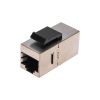 Адаптер проходной формата Keystone, Jack RJ-45(8P8C), FTP, CAT 6 REXANT PRO (02-0109)