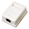 Рoзетка компьютерная внешняя, 1-порт RJ-45 (8P8C), F/UTP, CAT 5e REXANT (03-0122)