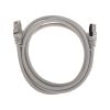Патч-корд S/FTP, CAT 6A (10G), RJ45-RJ45, 28AWG, LSZH, серый, 2м REXANT (02-0390-2) Патч-корд S/FTP, CAT 6A (10G), RJ45-RJ45, 28AWG, LSZH, серый, 2м REXANT (02-0390-2)