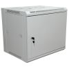 Шкаф настенный 19" 12U 600×450×635мм (ШxГxВ) - передняя дверь металл, боковые стенки съемные (разобранный) RAL 7035 REXANT PRO (04-2212)