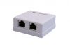 SUPRLAN Компьютерная розетка 8P8C (RJ-45), FTP, 6, 2 порта (DIY) 10-0353-1