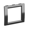 ДКС F00011B Рамка универсальная на 2 модуля, цвет чёрный ДКС F00011B Рамка универсальная на 2 модуля, цвет чёрный
