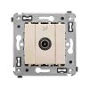 ДКС 4405513 Розетка TV проходная в стену, Avanti, ванильная дымка ДКС 4405513 Розетка TV проходная в стену, Avanti, ванильная дымка