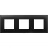 ДКС 4412906 Рамка 3 поста (6 мод.), Avanti, черный матовый ДКС 4412906 Рамка 3 поста (6 мод.), Avanti, черный матовый