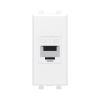 ДКС 4400661 Компьютерная розетка RJ-45 без шторки модульная, кат.5е, Avanti, белое облако, 1 модуль ДКС 4400661 Компьютерная розетка RJ-45 без шторки модульная, кат.5е, Avanti, белое облако, 1 модуль
