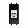 ДКС 4402611 Телефонная розетка RJ-12 без шторки модульная, Avanti, черный квадрат, 1 модуль ДКС 4402611 Телефонная розетка RJ-12 без шторки модульная, Avanti, черный квадрат, 1 модуль