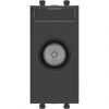 ДКС 4412521 Розетка TV оконечная модульная, Avanti, черный матовый, 1 модуль