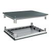 ДКС R5RKTB38 Крыша и основание RAL7011 для корпусов CQE, ШхГ 300х800 мм, комплект RAM block