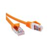 ДКС RN6AFU4515OR Патч-корд экранированный CAT6A F/UTP 4х2, LSZH, оранжевый, 1.5м