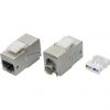 ДКС RNK6F90TL Модуль  Keystone RJ45 CAT 6 экранированный (STP), 180 градусов, серебристый