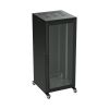 ДКС R5IT2488GSB Разобранный напольный 19" IT-CQE 24U 800х1200х800, двери стекло + сплошная, RAL9005 ДКС R5IT2488GSB Разобранный напольный 19" IT-CQE 24U 800х1200х800, двери стекло + сплошная, RAL9005