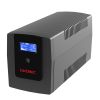 ДКС INFOLCD1500S Линейно-интерактивный ИБП ДКС серии Info LCD, 1500 ВА/900 Вт, 1/1, 3xSchuko, USB + RJ45, LCD, 2x8Aч