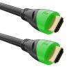 GCR Кабель 2.0m HDMI Ultra HD 4K 60Hz, Full HD, 3D, черный, 24K GOLD, 30/30 AWG, 2 Х экран GCR-HM310-2.0m