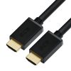 GCR Кабель 1.0m HDMI Ultra HD 4K 60Hz, Full HD, 3D, черный, 24K GOLD, 30/30 AWG, 2 Х экран GCR-HM410-1.0m