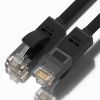 GCR Патч-корд прямой 0.5m UTP кат.5e, черный, 24 AWG, литой, ethernet high speed 1 Гбит/с, RJ45, T568B GCR-LNC06-0.5m