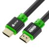 GCR PRO Кабель 0.5m HDMI 2.1, черный, Ultra HD 8K 60Hz, 4K 144Hz, динамический HDR, 4:4:4, 48.0 Гбит/с, 3Х экран с армированием GCR-55549