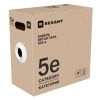 Кабель витая пара U/UTP, CAT 5e, ZH нг(А)-HF, 4PR, 24AWG, INDOOR, SOLID, оранжевый, 305м, РФ REXANT 01-0049-R