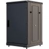 Шкаф телекоммуникационный напольный 19",18U(600x1000), ШТ-НП-М-18U-600-1000-М-Ч, передняя дверь металл, черный ССД 130411-01184