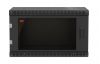 Шкаф телекоммуникационный настенный разборный черный 19”,6U(600x650), ШТ-НСр-6U-600-650-С-Ч дверь стекло ССД 130411-01835