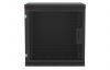 Шкаф телекоммуникационный настенный разборный черный 19”,12U(600x650), ШТ-НСр-12U-600-650-П-Ч дверь перфорированная ССД 130411-01840