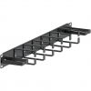 Органайзер кабельный горизонтальный 8 колец 19"  ОКГ-8-19"-1U 130503-00356