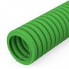 Труба гофрированная ПВХ лёгкая 350 Н зелёная с/з d20 мм (100м/4800м уп/пал) Промрукав PR01.00383