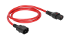 REM R-10-Cord60-C13-C14-1.0-Red