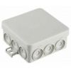 Коробка монтажная, огнестойкая, без галогена Коробка JBL085 85х85х38, 12 вых., 4P (0,15...6мм²) сера Коробка монтажная, огнестойкая, без галогена Коробка JBL085 85х85х38, 12 вых., 4P (0,15...6мм²) сера