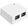 Hyperline SB1-2-8P8C-C5e-WH