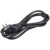 Ripo Кабель питания 1.8м, Schuko-C13 (3*1.00 mm2) 16A, черный, угловая вилка, с заземлением