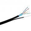 Space Technology FTP CAT 5E CU 4X2X0,50 CU PE ВНЕШНИЙ С ТРОСОМ (МЕДНЫЙ)