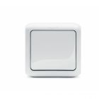  - Legrand Quteo Бел Кнопка 1-клавишная IP44 6А (782305)