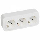  - Legrand Quteo Бел Розетка 3-я с/з с шт (782238)