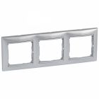  - Legrand Valena Алюминий Рамка 3-ая гориз (770153)