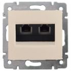  - Legrand Valena Крем Розетка ТЛФ 2-ая (774339)