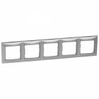  - Legrand Valena Алюминий Рамка 5-ая гориз (770155)
