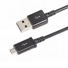  - REXANT USB кабель microUSB длинный штекер 1М черный (18-4268)
