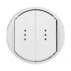  - Legrand Celiane Бел Клавиша 2-ая с подсветкой (068004)